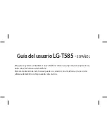 Preview for 3 page of LG LGT585 Quick Start Manual