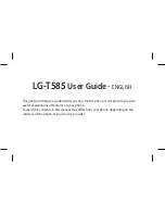 Preview for 49 page of LG LGT585 Quick Start Manual