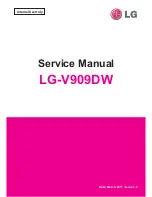 LG LGV909DW Service Manual предпросмотр