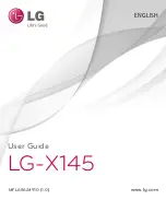 LG LGX145.APHLBK User Manual preview