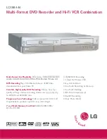 LG LGXBR446 Specifications предпросмотр