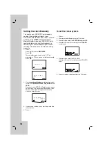 Preview for 18 page of LG LH-C360 Owner'S Manual