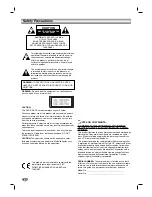 Предварительный просмотр 2 страницы LG LH-C6230 Owner'S Manual