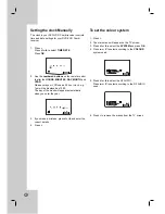 Предварительный просмотр 18 страницы LG LH-CX245 Series Owner'S Manual