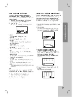 Предварительный просмотр 19 страницы LG LH-CX245 Series Owner'S Manual