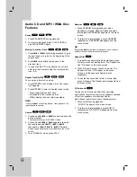 Preview for 36 page of LG LH-CX245 Series Owner'S Manual