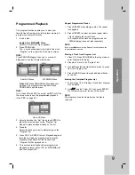 Preview for 37 page of LG LH-CX245 Series Owner'S Manual