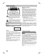 Предварительный просмотр 2 страницы LG LH-D6530 Owner'S Manual