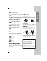 Предварительный просмотр 5 страницы LG LH-E922PB Owner'S Manual