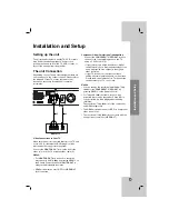 Предварительный просмотр 11 страницы LG LH-E922PB Owner'S Manual