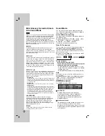 Preview for 18 page of LG LH-E922PB Owner'S Manual