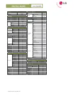 Preview for 2 page of LG LH-E922PB Specifications