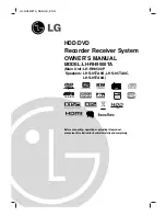 LG LH-RH9500P Owner'S Manual preview