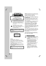 Preview for 2 page of LG LH-T2020 Owner'S Manual