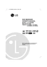 LG LH-T3602ME Owner'S Manual preview