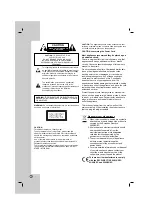 Предварительный просмотр 2 страницы LG LH-T363 Owner'S Manual