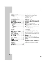 Предварительный просмотр 4 страницы LG LH-T502SH Owner'S Manual