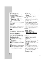 Предварительный просмотр 22 страницы LG LH-T502SH Owner'S Manual