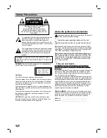 Предварительный просмотр 2 страницы LG LH-T553SB Owner'S Manual