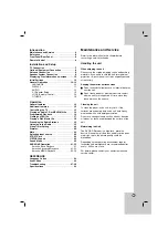 Preview for 3 page of LG LH-TK5025Q Owner'S Manual