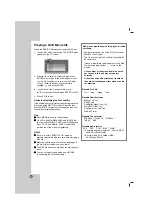 Preview for 18 page of LG LH-TK5025Q Owner'S Manual