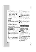 Preview for 20 page of LG LH-TK5025Q Owner'S Manual