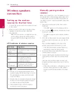 Preview for 14 page of LG LHA725W Owner'S Manual