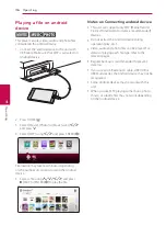 Предварительный просмотр 36 страницы LG LHA725W Owner'S Manual