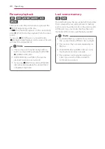 Preview for 40 page of LG LHA725W Owner'S Manual