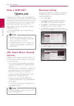 Preview for 16 page of LG LHA825W Owner'S Manual