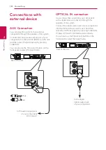 Предварительный просмотр 18 страницы LG LHB725W Owner'S Manual