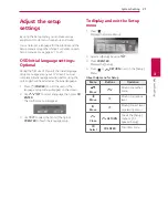 Предварительный просмотр 21 страницы LG LHD457B Owner'S Manual