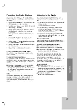 Preview for 21 page of LG LHS-36SES Manual