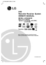 Предварительный просмотр 1 страницы LG LHS-55SBC Owner'S Manual