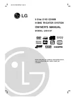 Preview for 1 page of LG LHX-557 Owner'S Manual