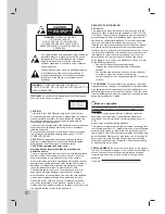 Preview for 2 page of LG LHX-557 Owner'S Manual