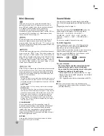 Preview for 20 page of LG LHX-557 Owner'S Manual