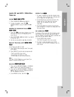 Preview for 41 page of LG LHX-557 Owner'S Manual