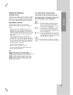 Preview for 47 page of LG LHX-557 Owner'S Manual