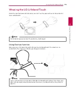 Предварительный просмотр 15 страницы LG Lifeband Touch FB84-BL User Manual