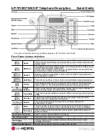 LG LIP-7016D Quick Manual предпросмотр