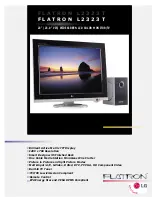 Предварительный просмотр 1 страницы LG LL2323T Specification Sheet