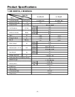 Preview for 5 page of LG LM-2422A2L/A3L Service Manual