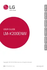 Предварительный просмотр 1 страницы LG LM-K200ENW User Manual