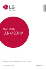 Preview for 1 page of LG LM-K420HM User Manual