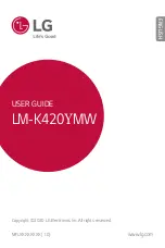 Preview for 1 page of LG LM-K420YMW User Manual