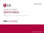 Preview for 1 page of LG LM-X120HM Service Manual