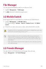 Предварительный просмотр 122 страницы LG LM-X410HC User Manual