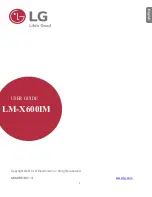 LG LM-X600IM User Manual preview