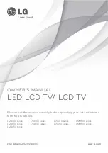 Preview for 2 page of LG LM4600 series Owner'S Manual